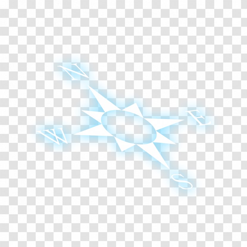 Line Point Angle Blue Pattern - Computer - Shiny Compass Transparent PNG