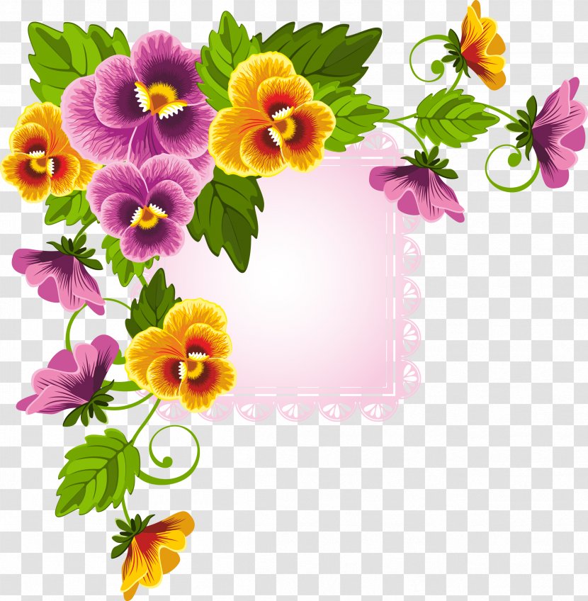 Flower Floral Design Stock Photography - Flowerpot - Border Transparent PNG