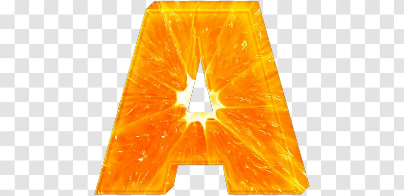 Alphabet Letter Font - Case - Orange Transparent PNG