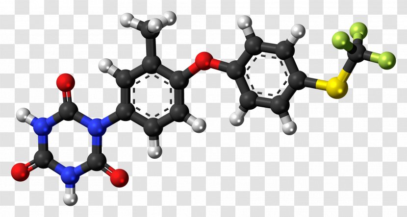 Benzophenone Molecule Three-dimensional Space Chemistry Structure - Frame - Chemical Molecules Transparent PNG
