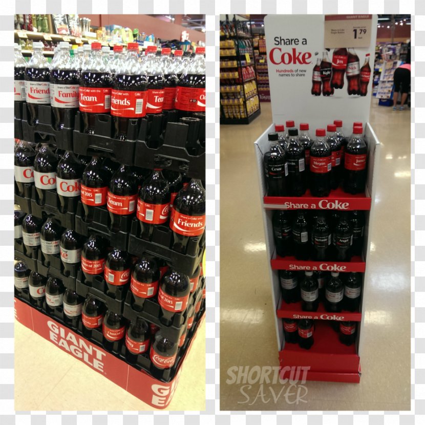 Coca-Cola Fizzy Drinks Two-liter Bottle Share A Coke - Voyd - Memorial Day BBQ Transparent PNG