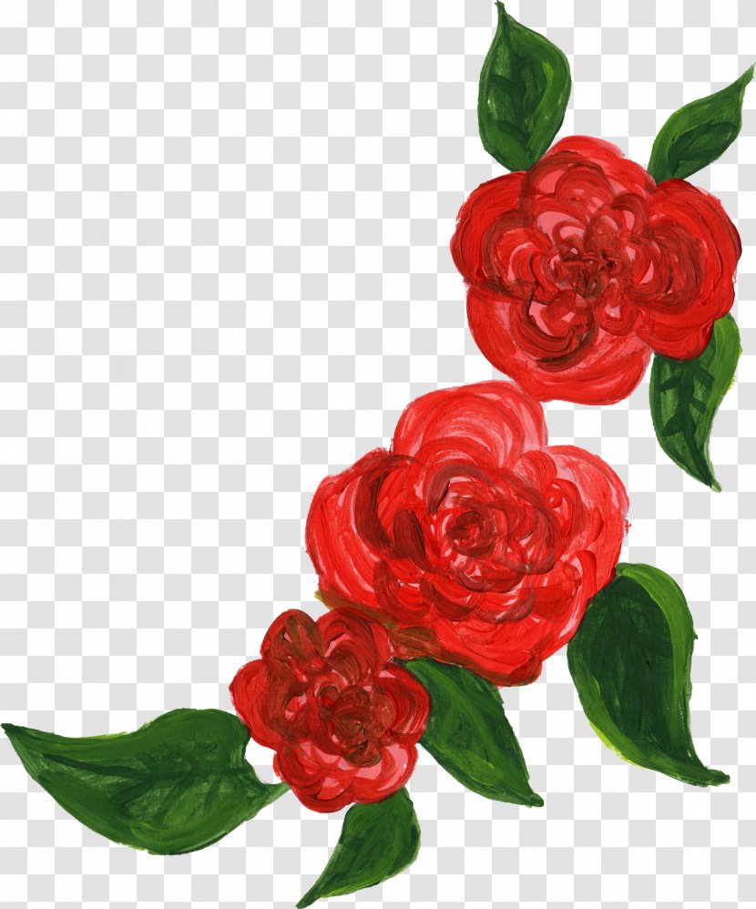 Cut Flowers Garden Roses Flower Bouquet - Arranging - Red Transparent PNG