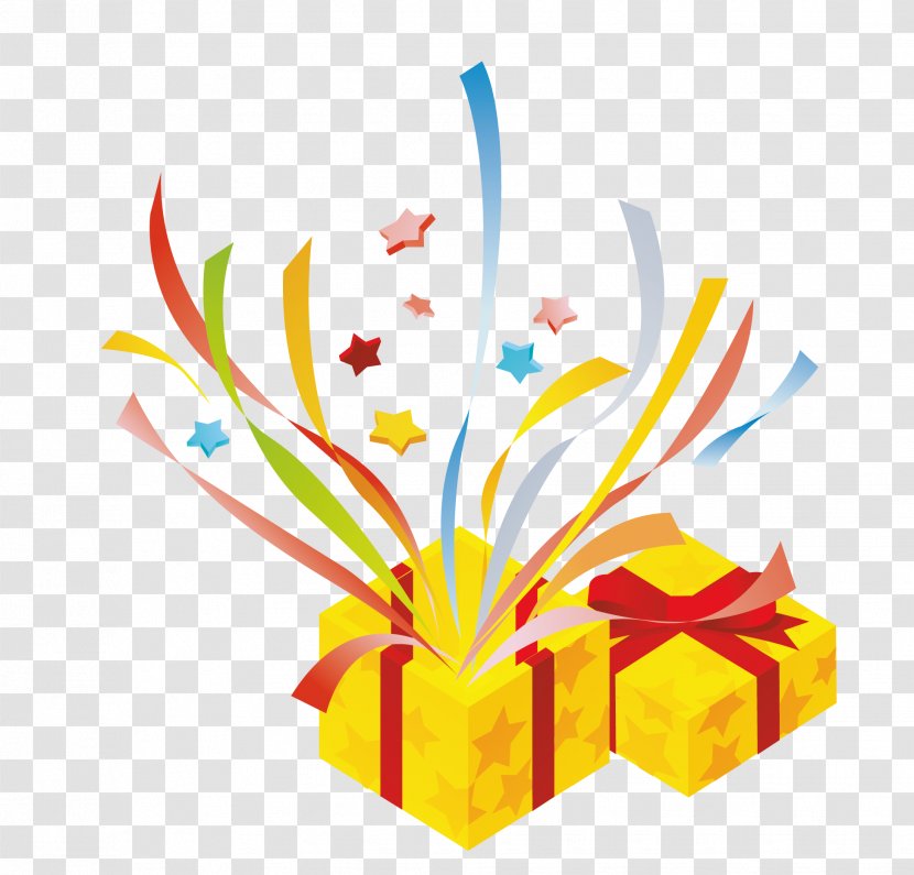 Gift Surprise Computer File - Wig - Vector Open Box Transparent PNG