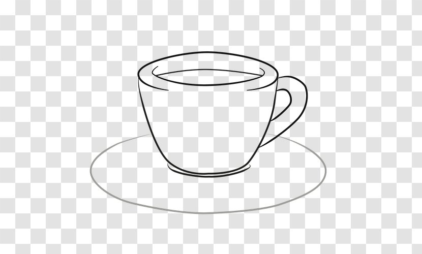 Tableware Saucer Mug Coffee Cup - Sketch Transparent PNG