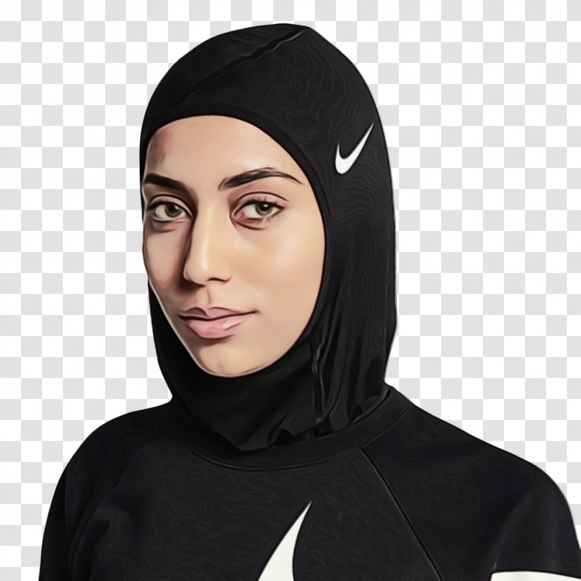 Nike Women's Pro Hijab Sportswear Clothing - Cap - Neck Transparent PNG