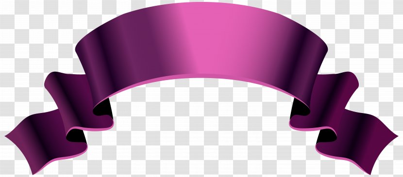 Banner Clip Art - Violet - Pink Clipart Image Transparent PNG