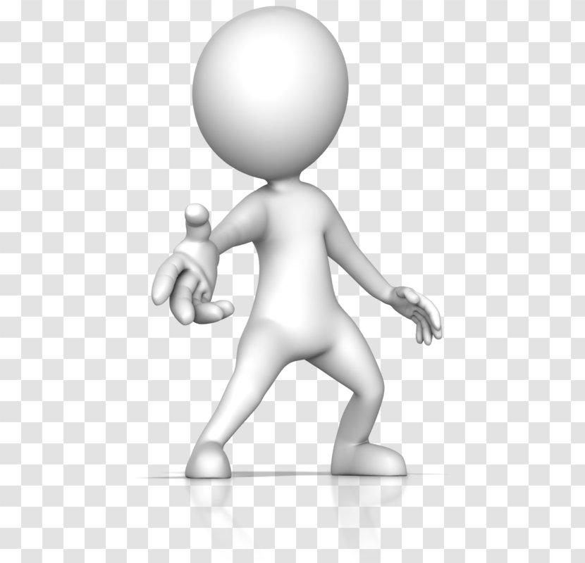 Computer Animation Presentation Stick Figure Clip Art - Thumb Transparent PNG