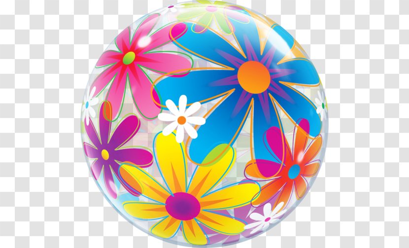 Balloon Flower Party Birthday Floral Design - Garland - Children Supplies Transparent PNG