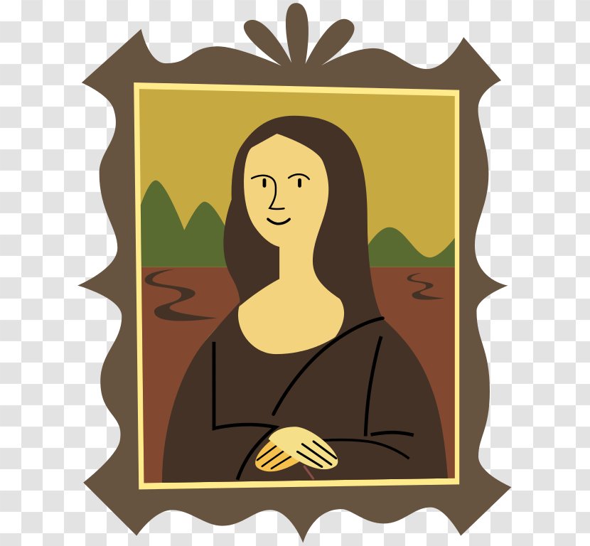 Mona Lisa Renaissance Drawing - File Size - Wiki Transparent PNG