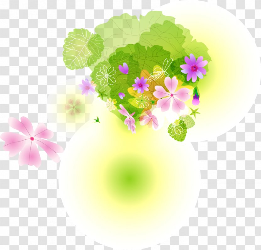 Flower Graphic Design Wallpaper - Fantasy Flowers Transparent PNG