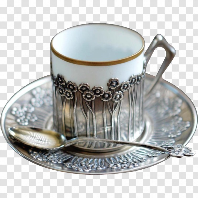 Coffee Cup Saucer Espresso Mug Transparent PNG