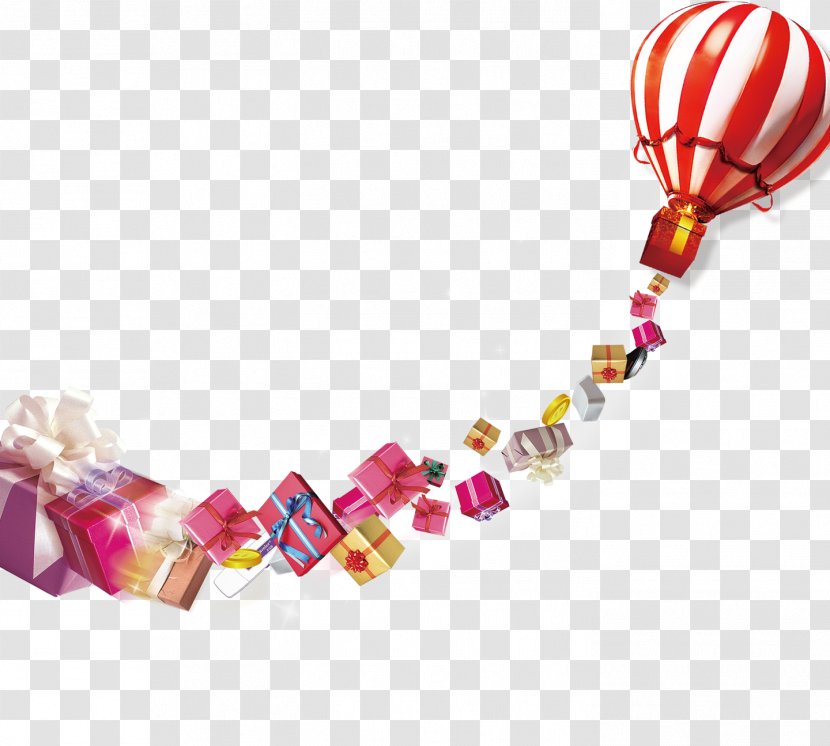 Balloon Gift Clip Art - To Transparent PNG