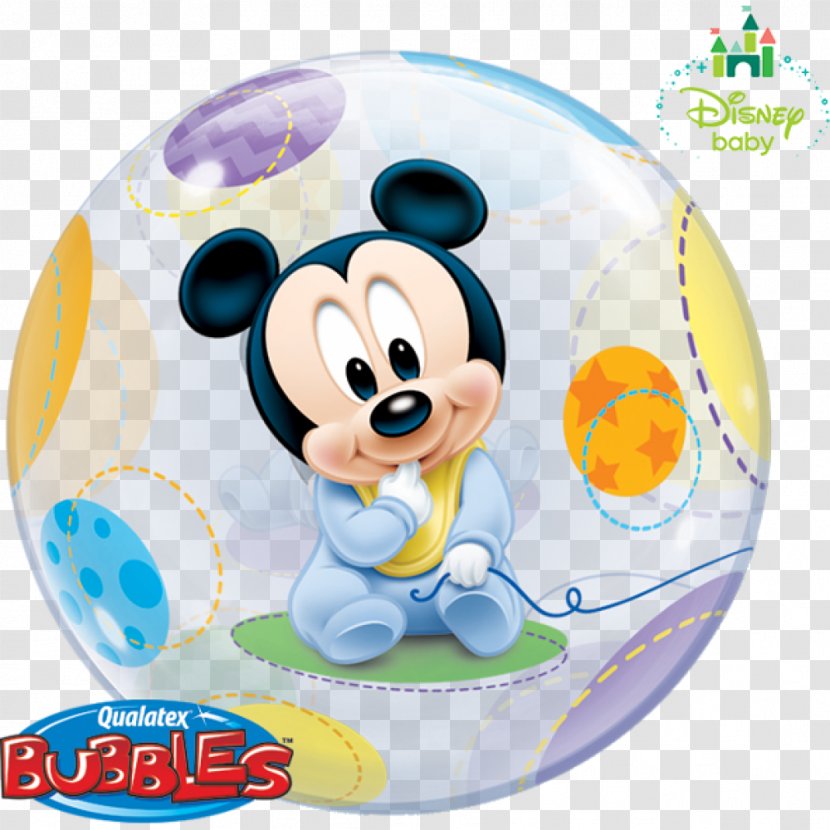 Disney Baby Mickey Mouse Minnie Balloon The Walt Company - Infant Transparent PNG