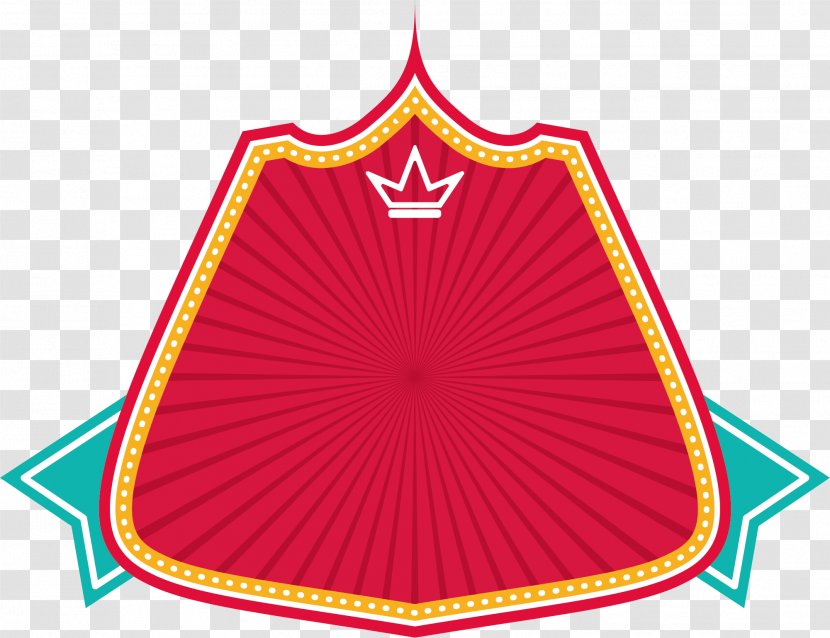 Red Pattern - Etiquette - Cartoon Card Transparent PNG