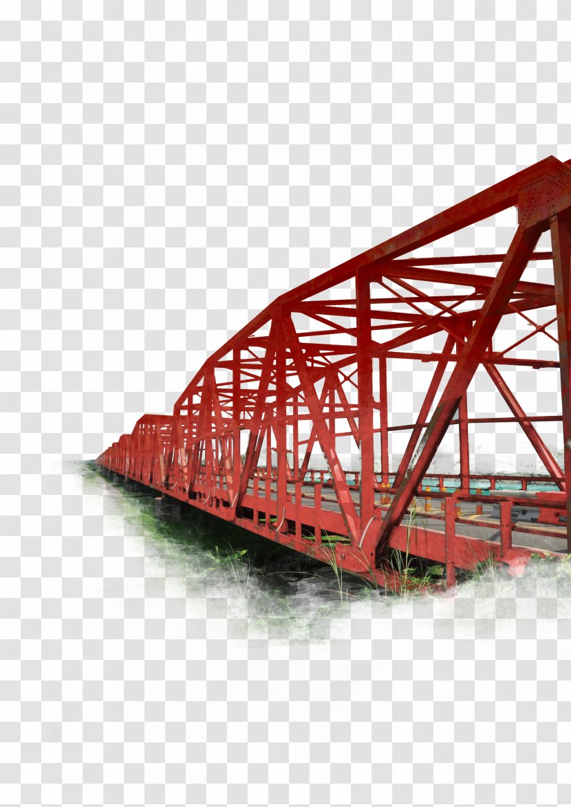 Xiluo Bridge Rail Transport - Beam - Railway Transparent PNG