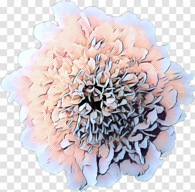 Pink Flower Cartoon - Hydrangea Bouquet Transparent PNG