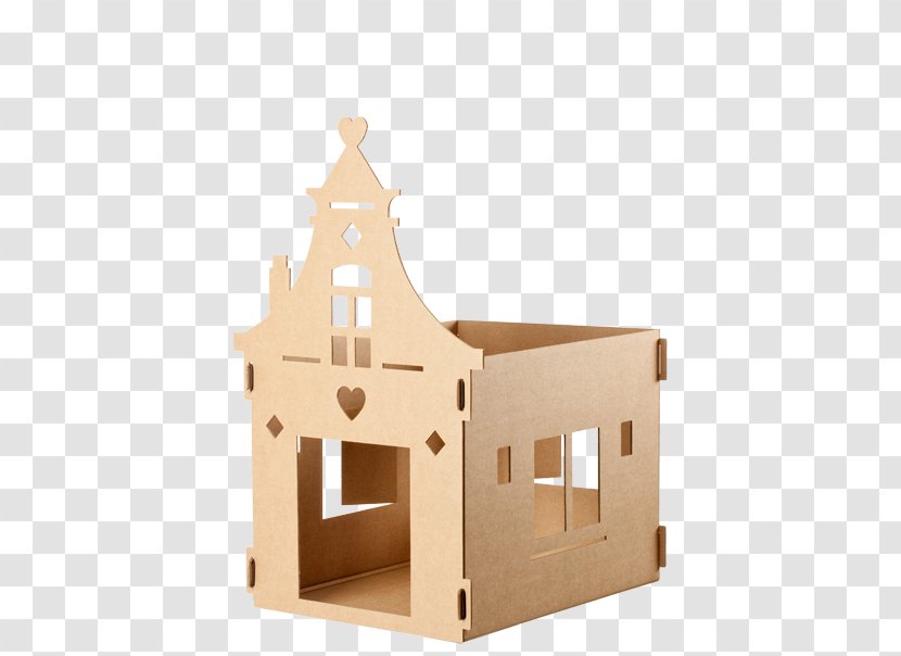 Cardboard Paper Villa Cat Cottage - Play House Transparent PNG