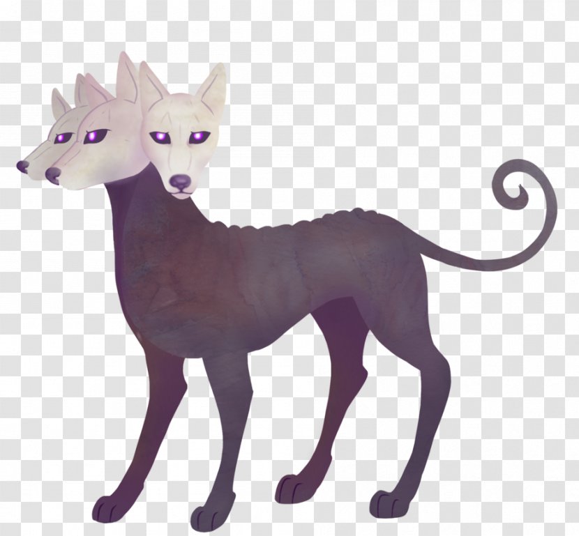Italian Greyhound Dog Breed Cerberus Hades - Cat Transparent PNG