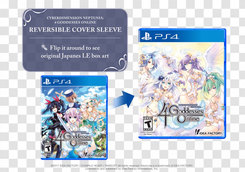 Cyberdimension Neptunia: 4 Goddesses Online PlayStation Idea Factory Special Edition Game - Neptunia Transparent PNG