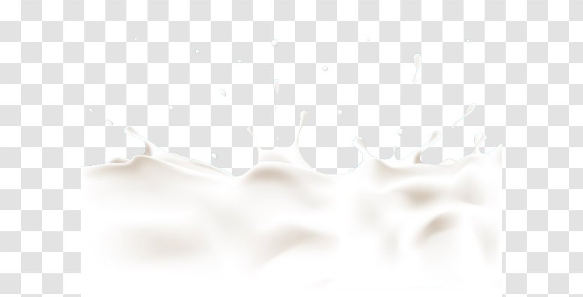 White Pattern - Beige - Milk Splash Transparent PNG