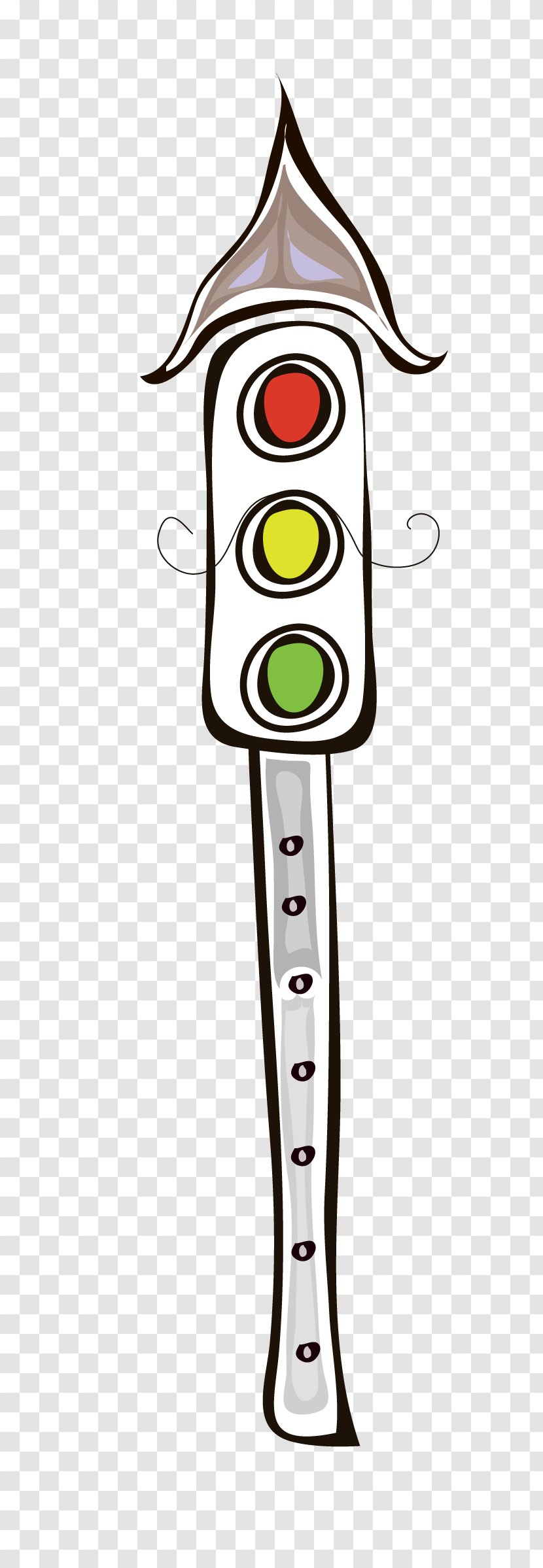 Traffic Light Drawing - Hand-painted Lights Transparent PNG