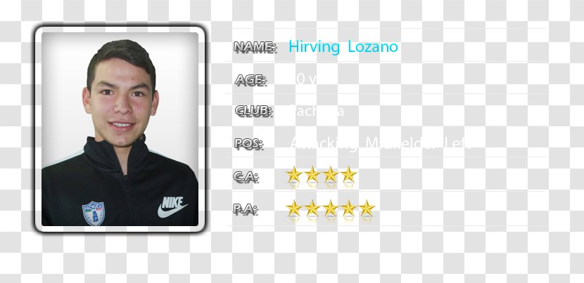 Hirving Lozano Football Manager 2017 Brand - Mexico National Team Transparent PNG
