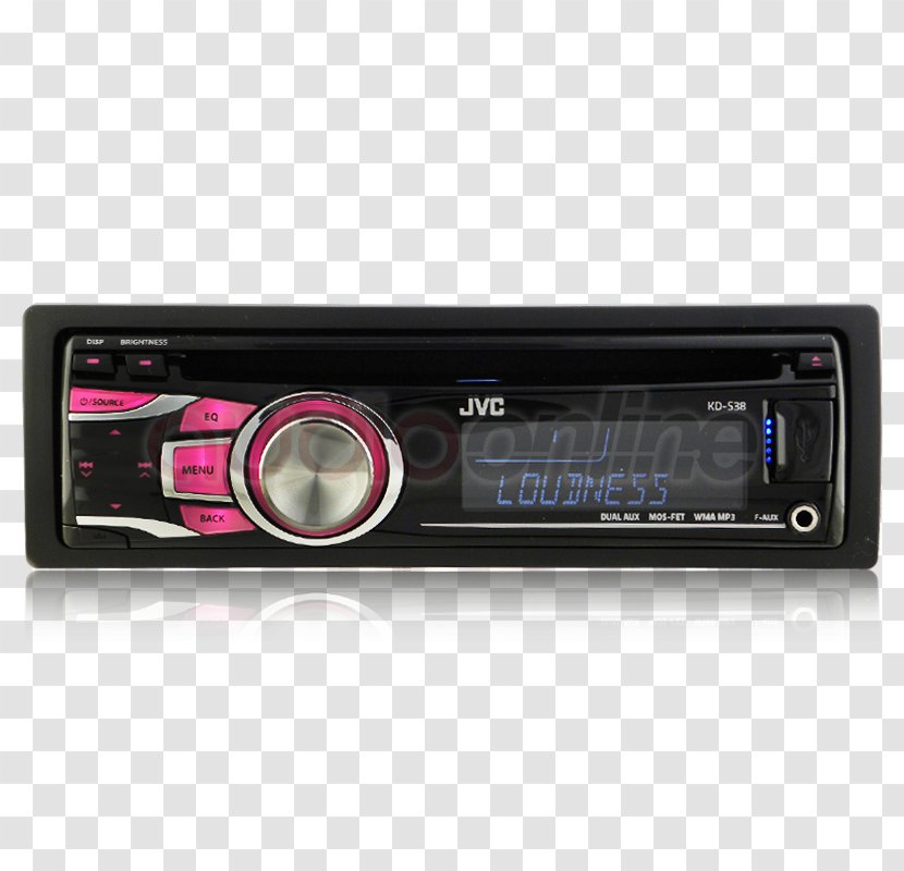 Vehicle Audio Radio Receiver Stereophonic Sound JVC - Media Player - Jvc Transparent PNG