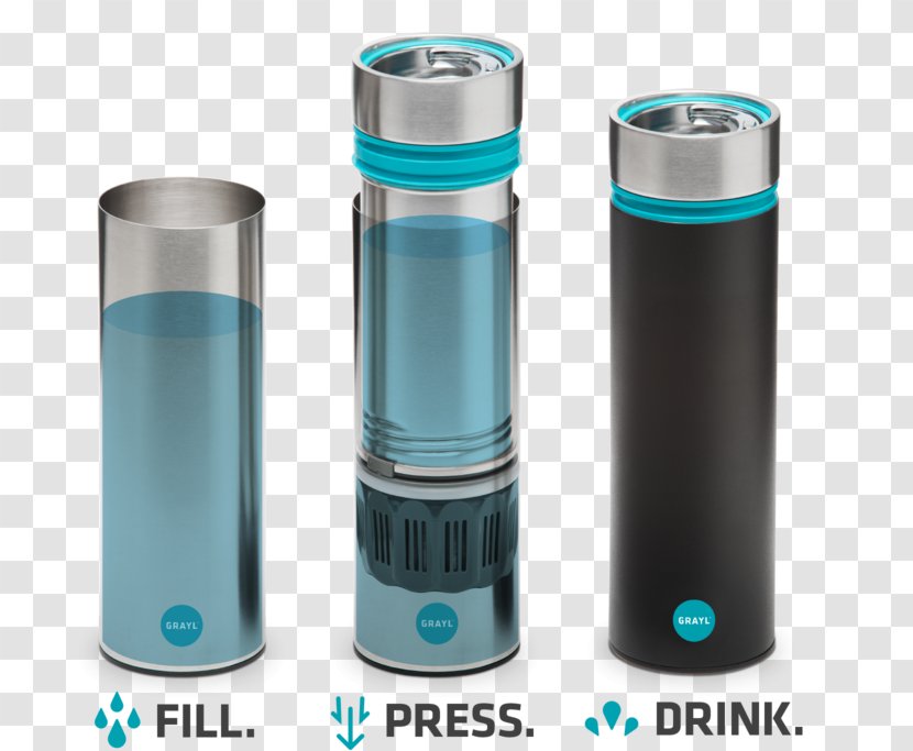 Water Filter Bottles Filtration - Glass Bottle Transparent PNG