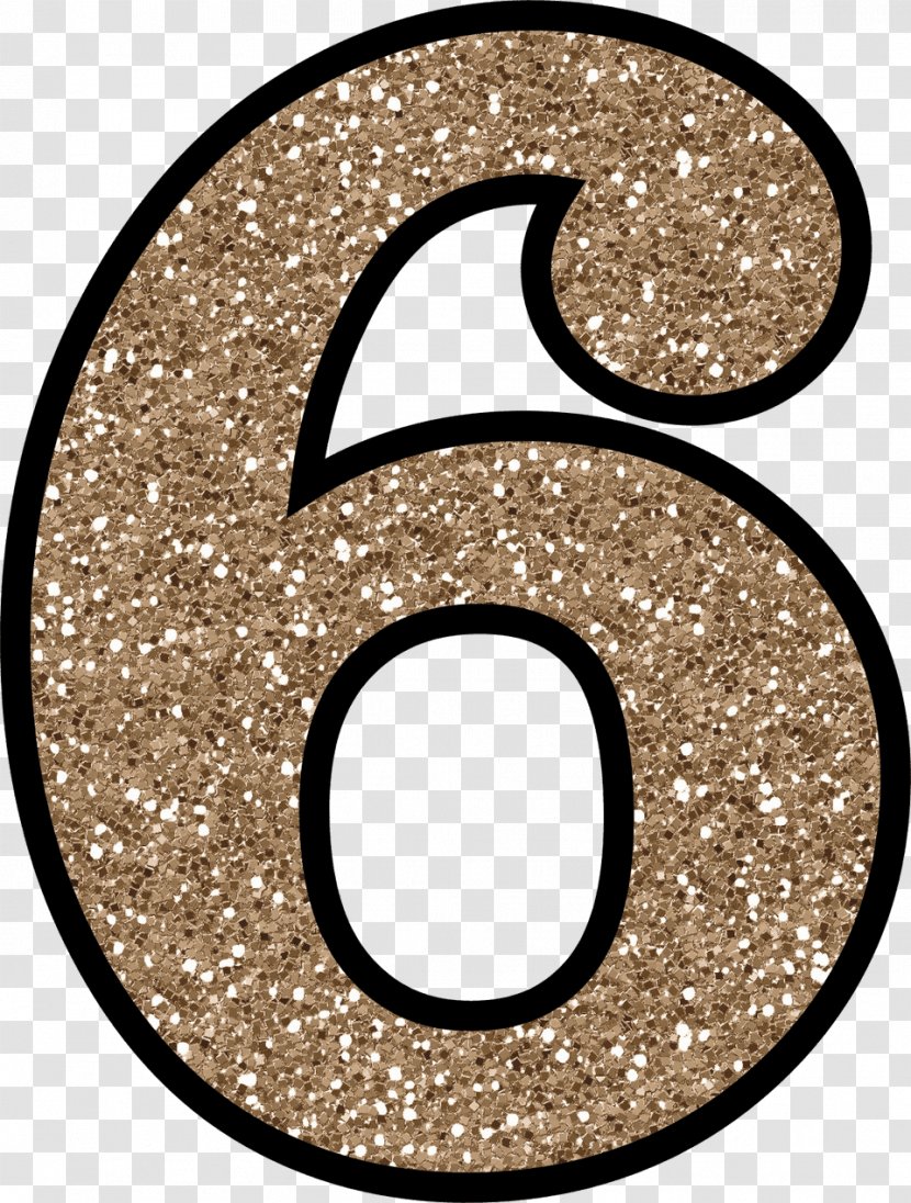 Number Glitter 0 Printing Craft - Numerical Digit - 5 Transparent PNG