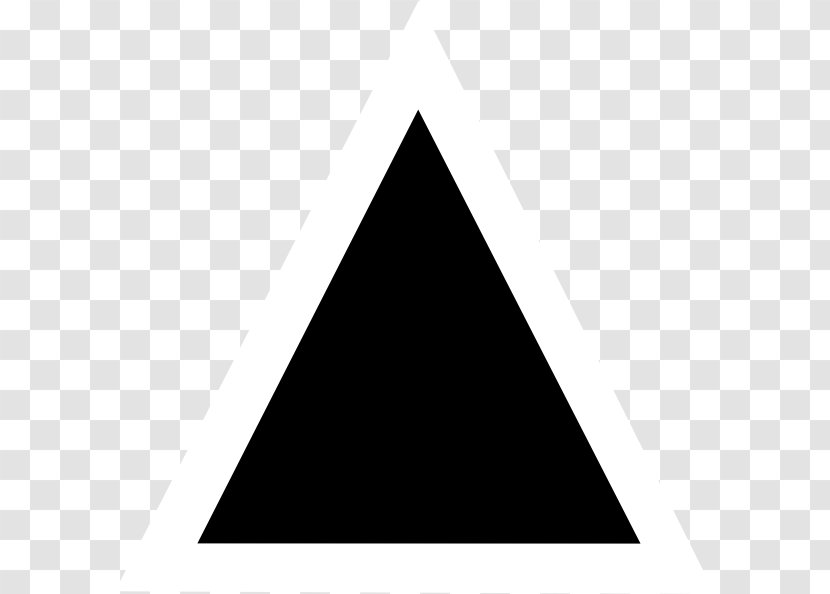Black Triangle Clip Art - Symbol Transparent PNG