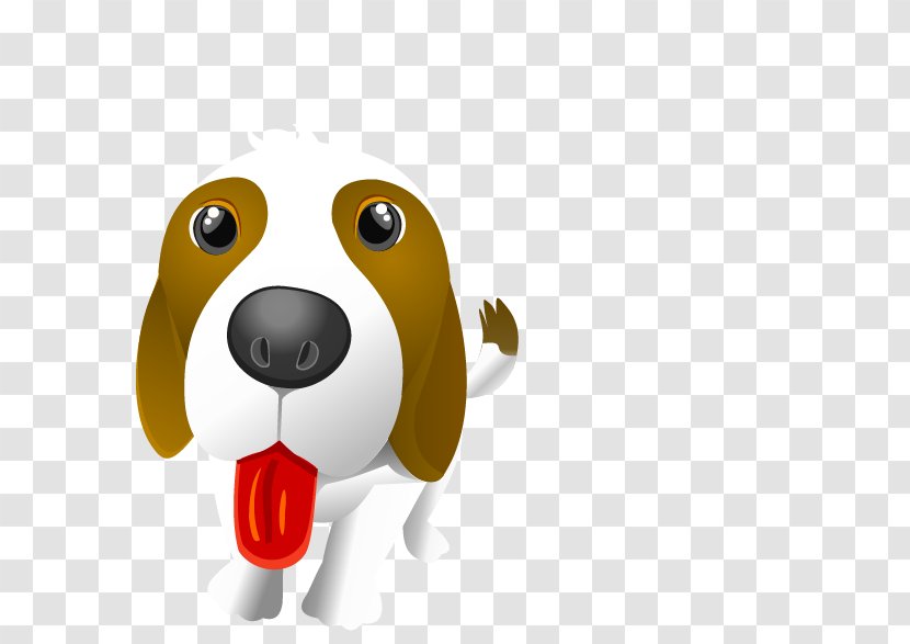 Dog Puppy Pet Clip Art - Tongue Transparent PNG