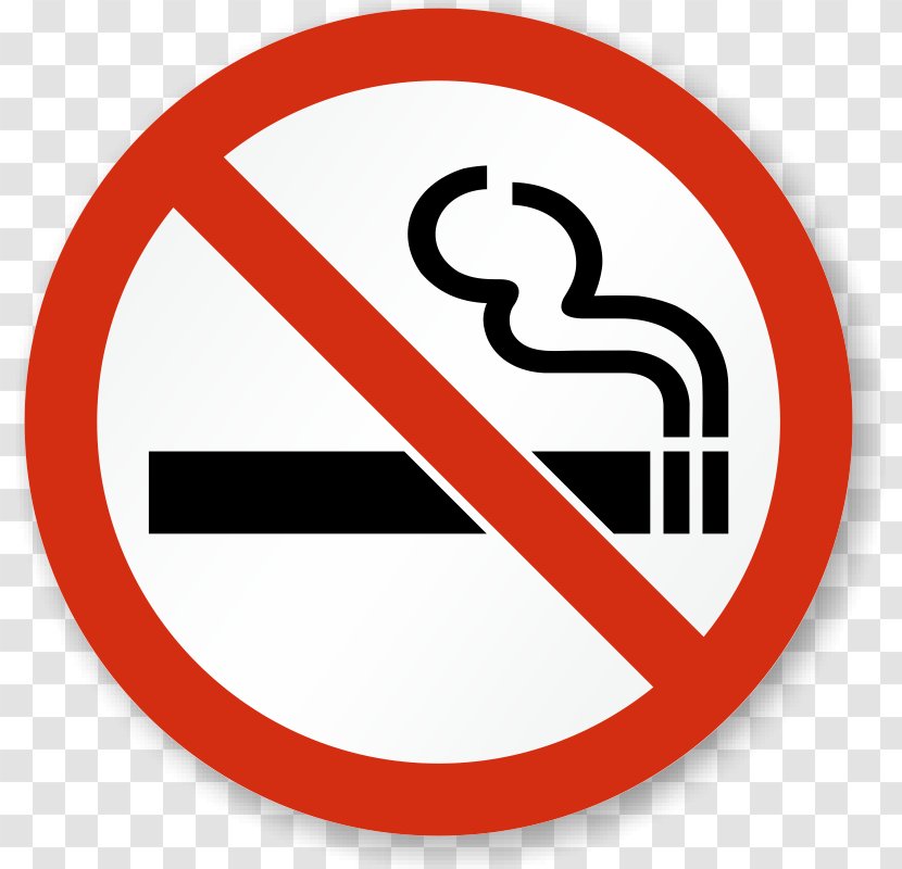 Smoking Ban Sticker Decal Cessation - World No Tobacco Day Transparent PNG