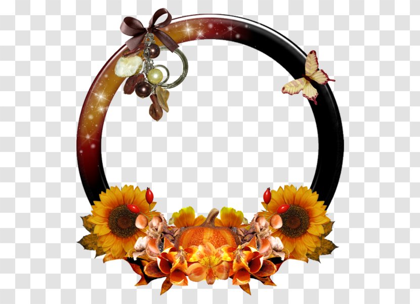 Picture Frame Film Computer File - Decor - Flowers Ring Transparent PNG
