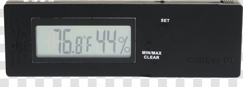 Hygrometer Humidor Cigar Sensor Caliber - Audio Receiver Transparent PNG