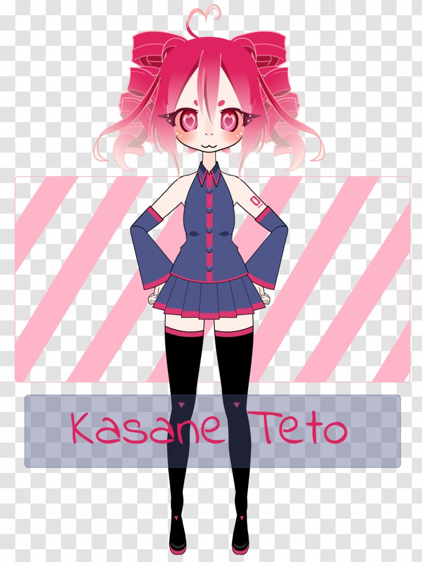 重音Teto Art Vocaloid Hatsune Miku Kasane - Silhouette - Teto Character Transparent PNG