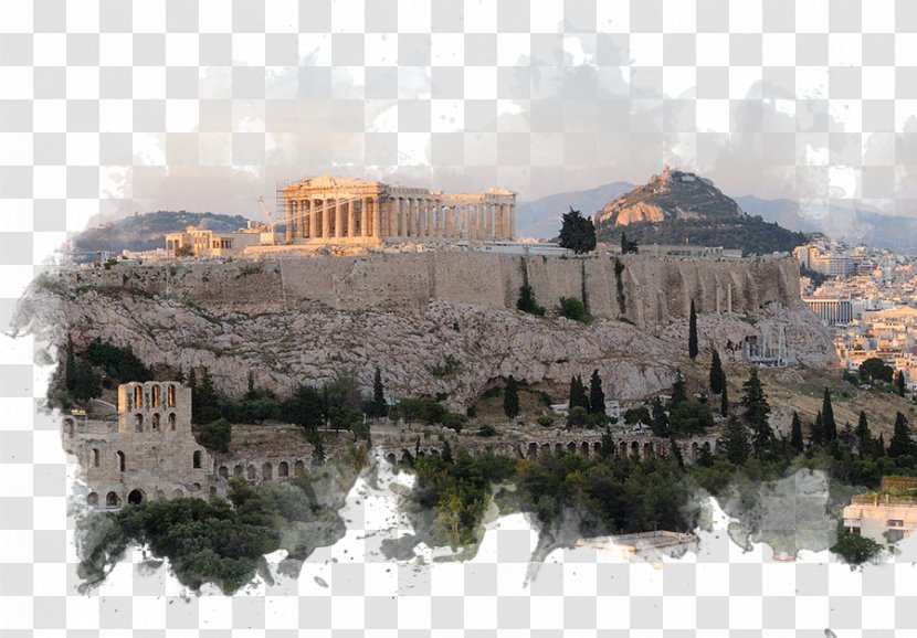Acropolis Museum Parthenon Erechtheion Temple Of Olympian Zeus, Athens Monastiraki - Boutique Hotel Transparent PNG