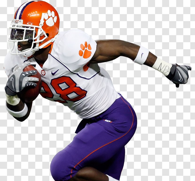 American Football Helmets Clemson Tigers 2010 NFL Draft Running Back - Helmet Transparent PNG