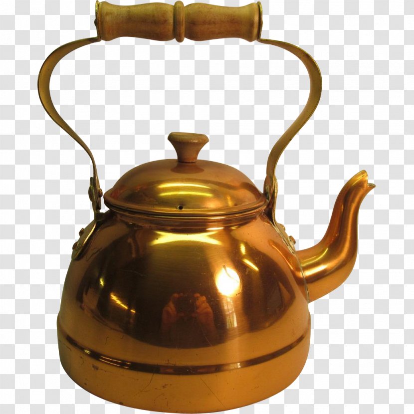 Kettle Teapot Handle Cookware Small Appliance - Brass Transparent PNG