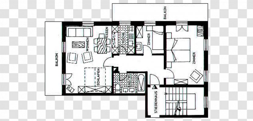 Haus Rio Floor Plan Apartment House Vikuna Ag, Zweigniederlassung Saas Fee - Rectangle Transparent PNG