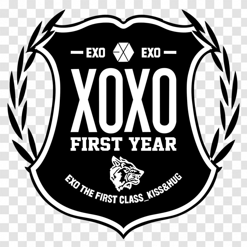 EXO Wolf XOXO Song Logo - Crest Transparent PNG
