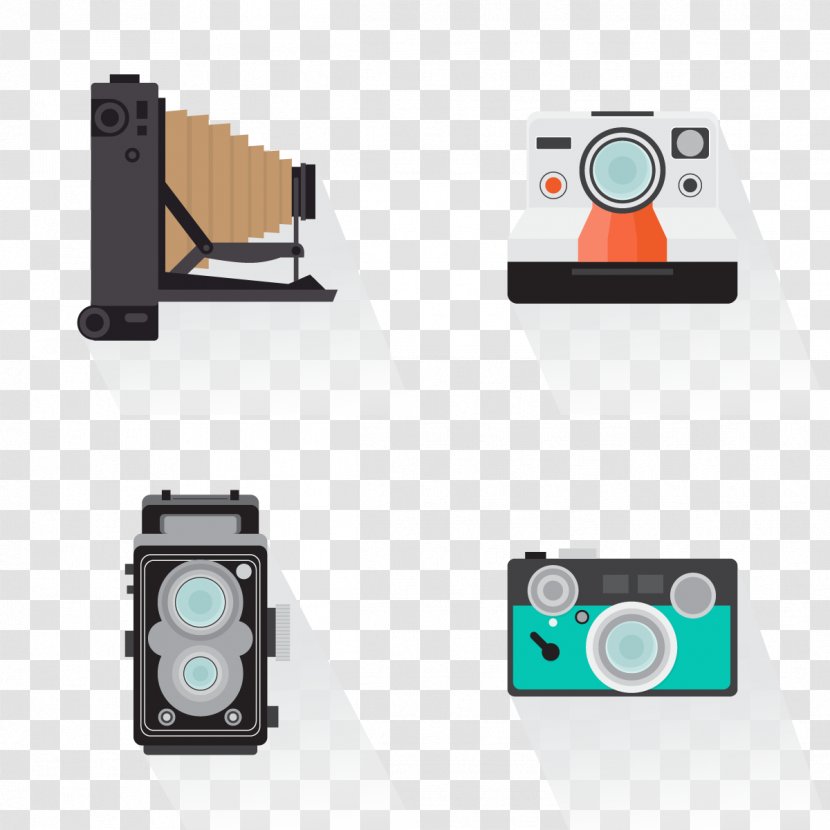 Camera Monocular Adobe Illustrator - Electronic Component - Vector Four Cameras Transparent PNG
