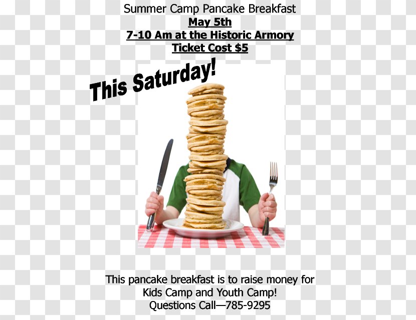 Breakfast Sausage Pancake Food - Summer Flyer Transparent PNG