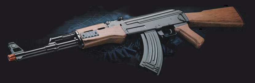 Firearm AK-47 Weapon BB Gun Trigger - Flower - Ak 47 Transparent PNG