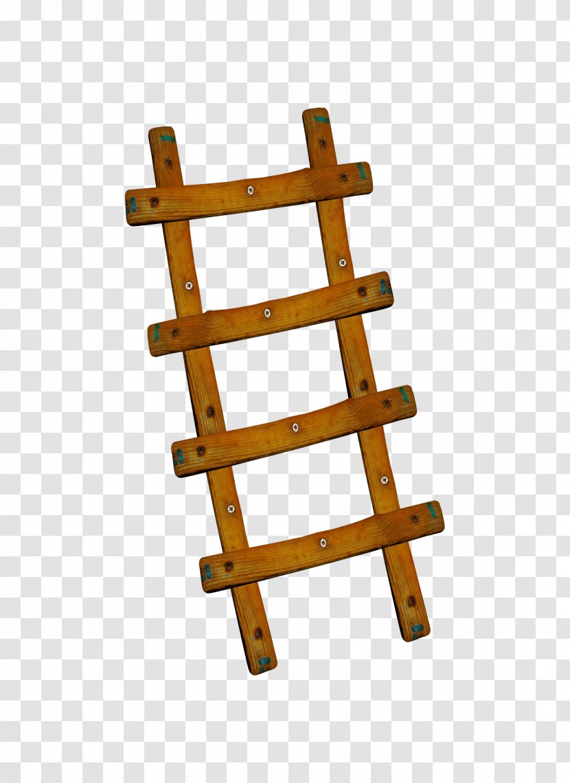 Stairs Ladder Clip Art - Beautiful Brown Transparent PNG