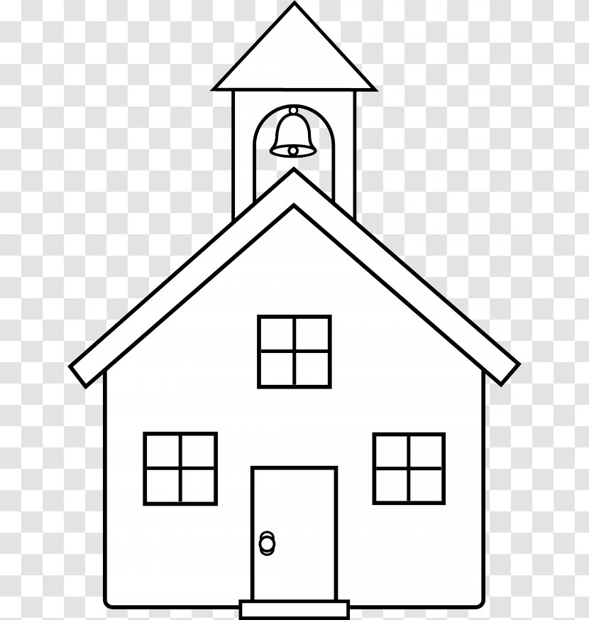 Coloring Book Free Church Child First Presbyterian - Sacrament - Images Of School Houses Transparent PNG
