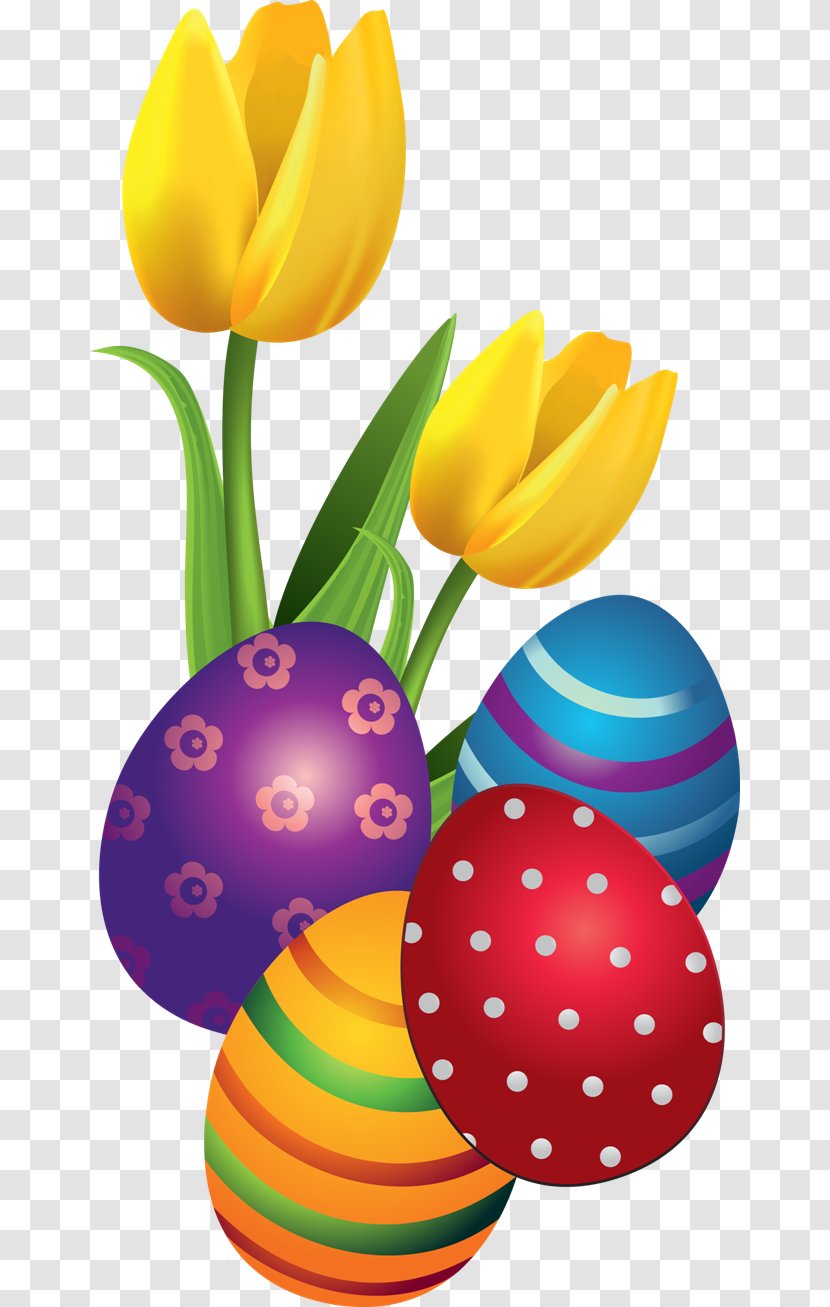 Easter Bunny Basket Egg Clip Art - Happy Flower Transparent PNG