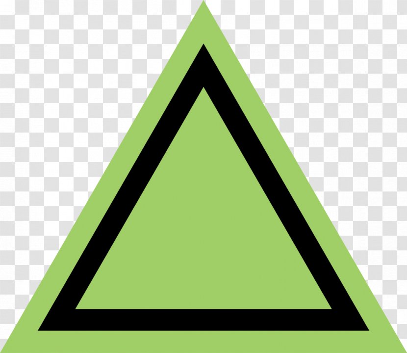 Triangle Green - Thumbnail Transparent PNG