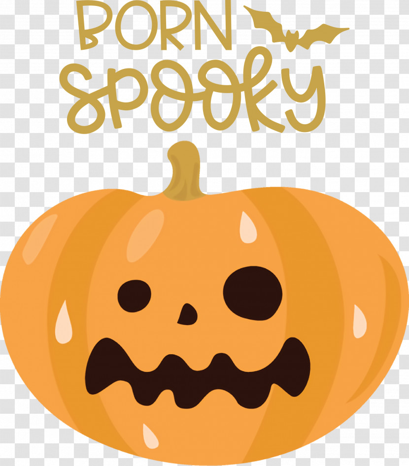 Spooky Pumpkin Halloween Transparent PNG