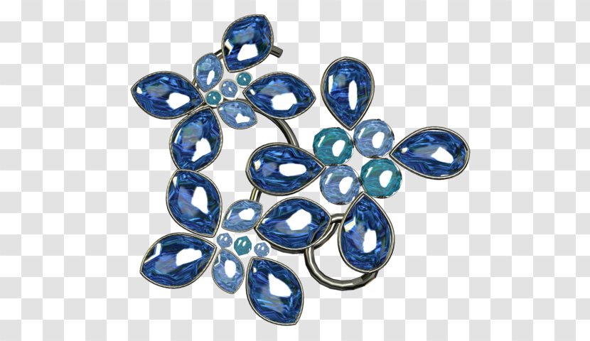 Sapphire Earring Brooch Body Jewellery - Gemstone Transparent PNG