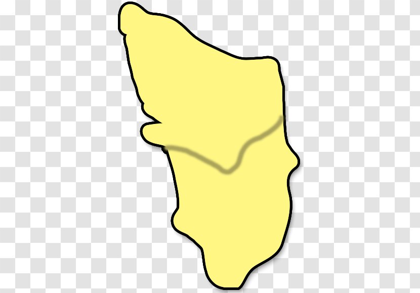 Clip Art Line Angle - Yellow - Goa India Map Transparent PNG